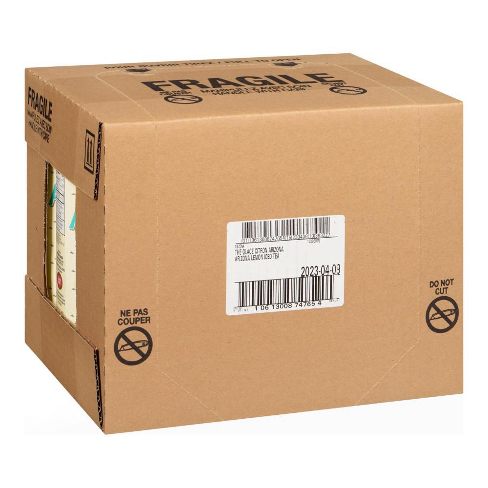 Arizona Thé Glacé Au Citron, 960 Ml -- 12 Par Boîte