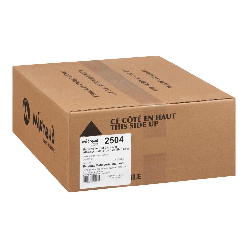 Michaud Gâteau Brownie Tout Chocolat, 12 X 16 Po -- 6 Par Boîte