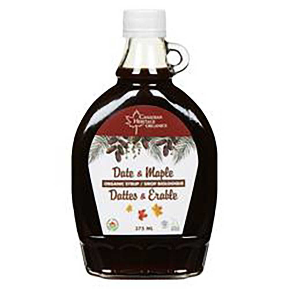 Canadian Heritage Organics Date And Maple Syrup, 375 Ml -- 12 Per Case