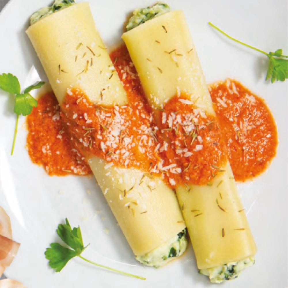 Villa Ravioli Cheese Spinach Cannelloni Pasta, 50 G -- 192 Per Case