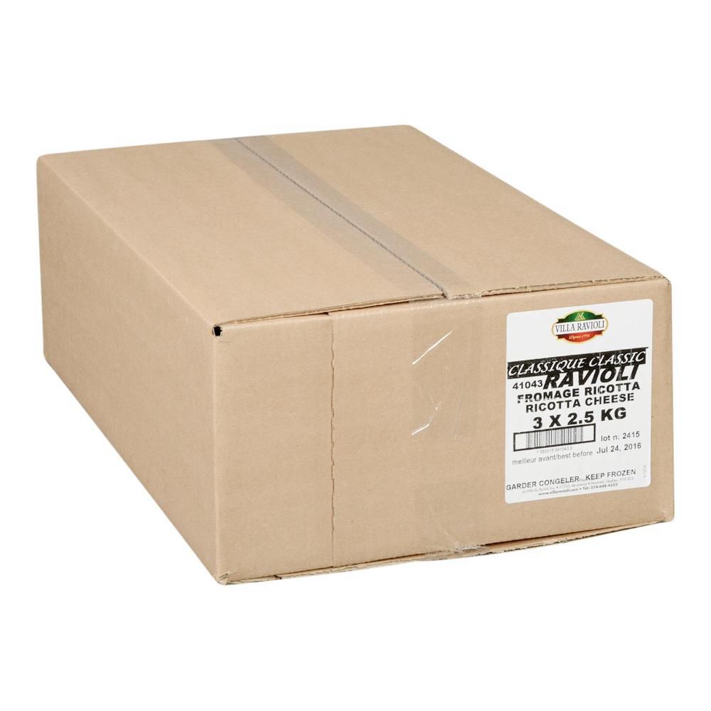 Villa Ravioli Raviolis Italiens Au Persil Et Au Fromage, 2,5 Kg -- 3 Par Caisse