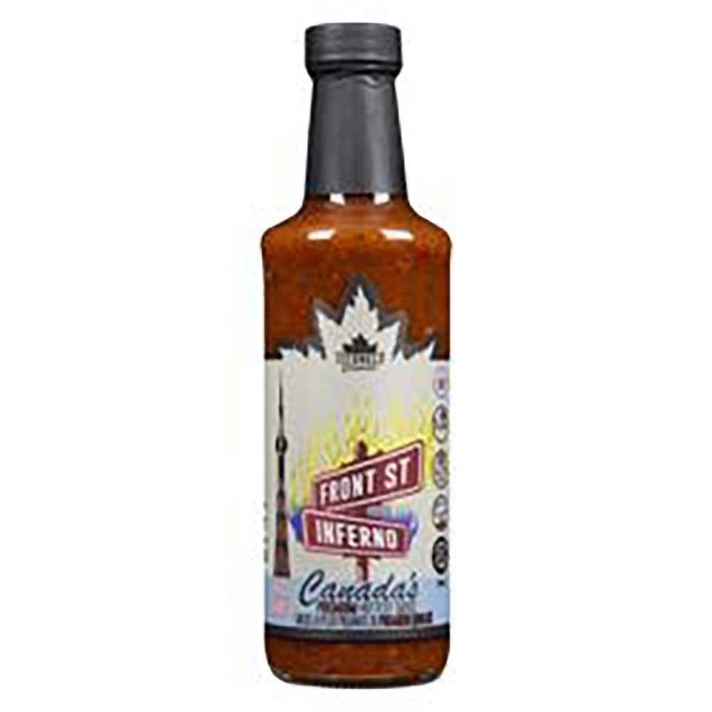 Front Street Inferno Sauce La Plus Piquante De Qualité Supérieure Du Canada, 296 Ml -- 12 Par Boîte