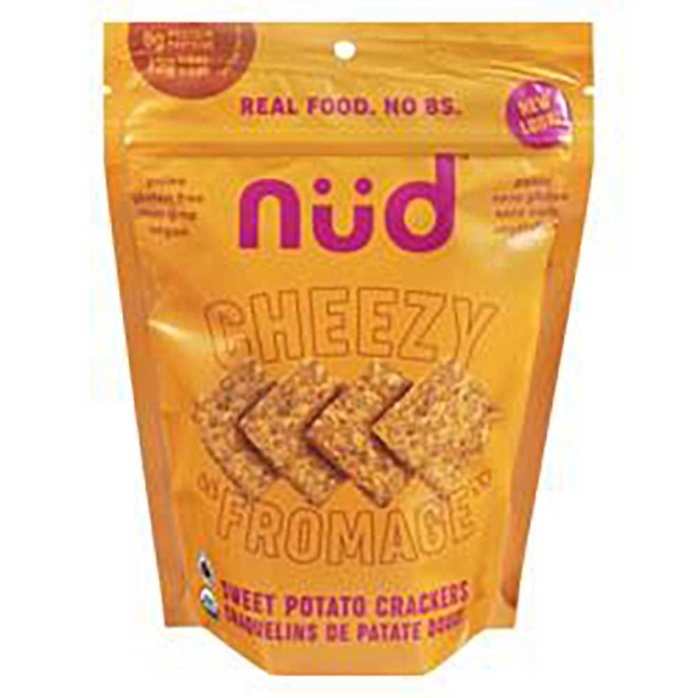 Nud Fud Cheezy Crackers, 66 G -- 6 Per Case