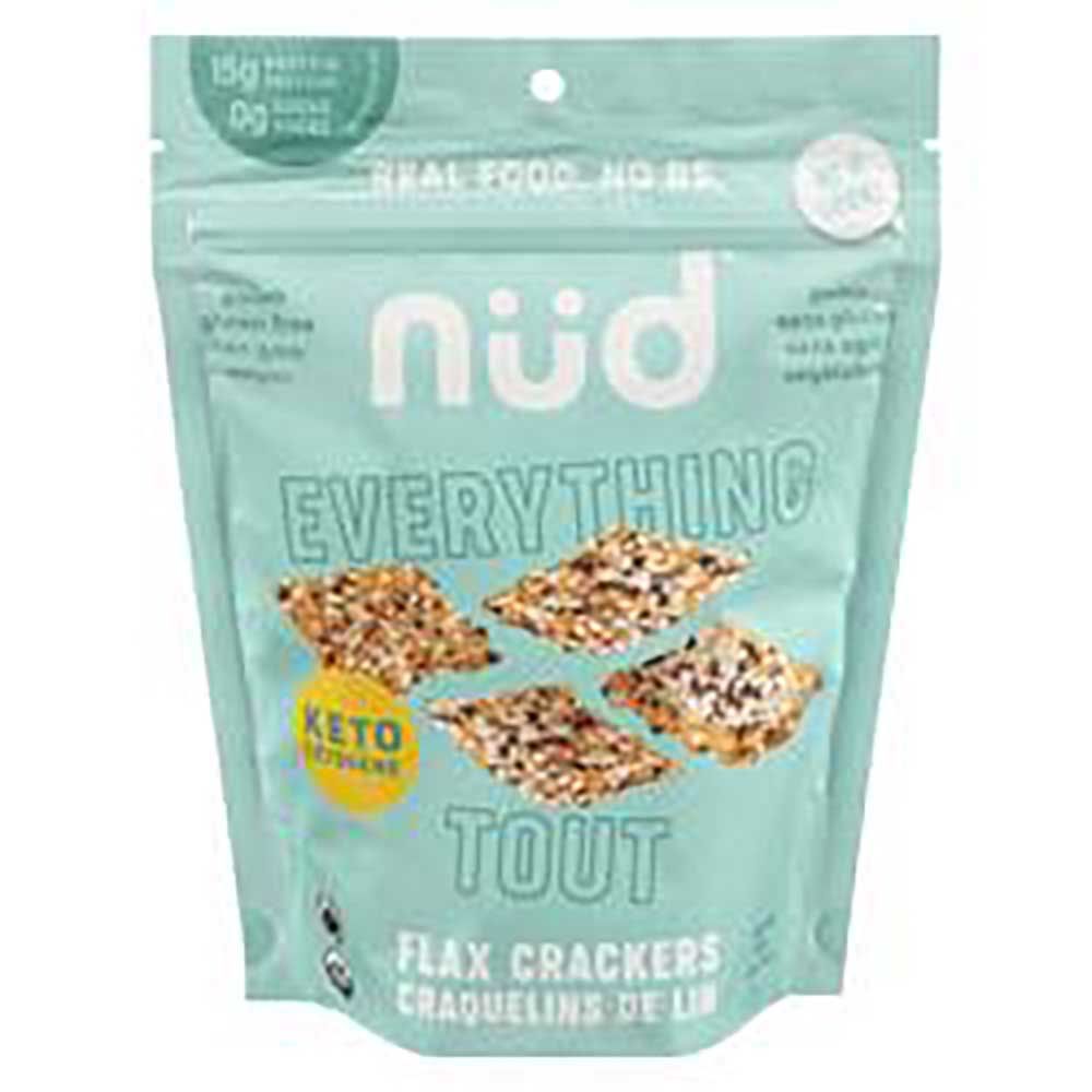 Nud Fud Everything Crackers, 66 G -- 6 Per Case
