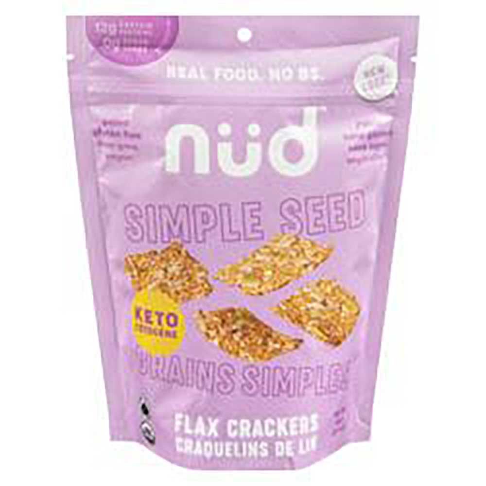 Nud Fud Simple Seed Crackers, 66 G -- 6 Per Case
