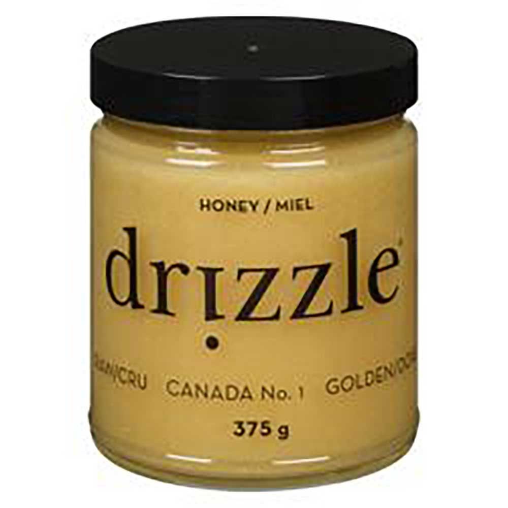 Drizzle Raw Golden Honey, 375 G -- 12 Per Case