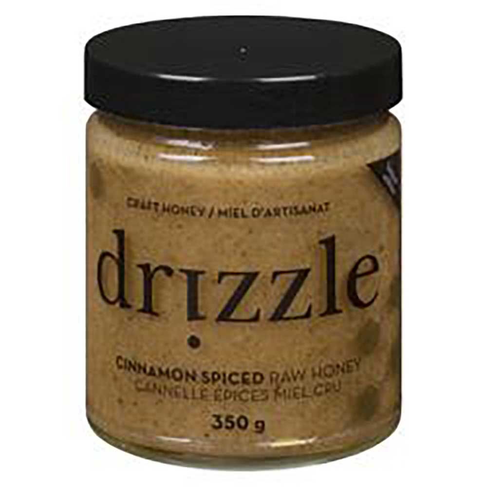 Drizzle Cinnamon Spiced Raw Honey, 350 G -- 12 Per Case