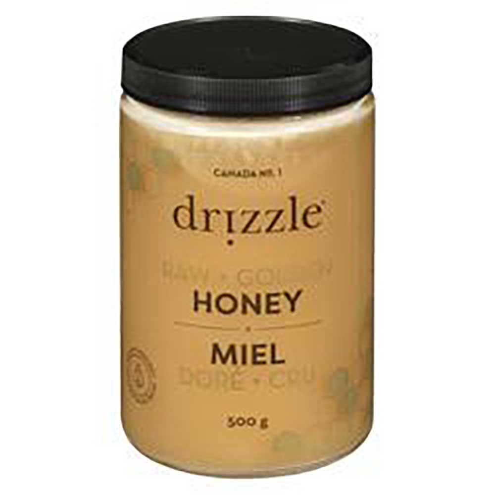 Drizzle Raw Golden Honey, 500 G -- 12 Per Case