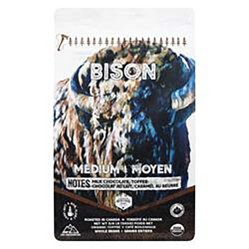 Canadian Heritage Café En Grains Bison À Torréfaction Moyenne, 340 G -- 6 Par Boîte