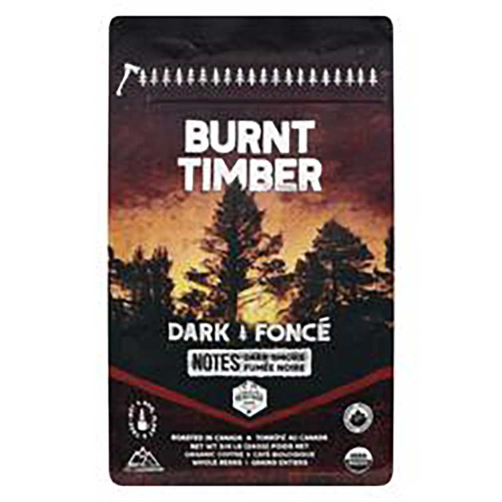 Canadian Heritage Café En Grains Entiers Torréfaction Foncée Burnt Timber, 340 G -- 6 Par Boîte