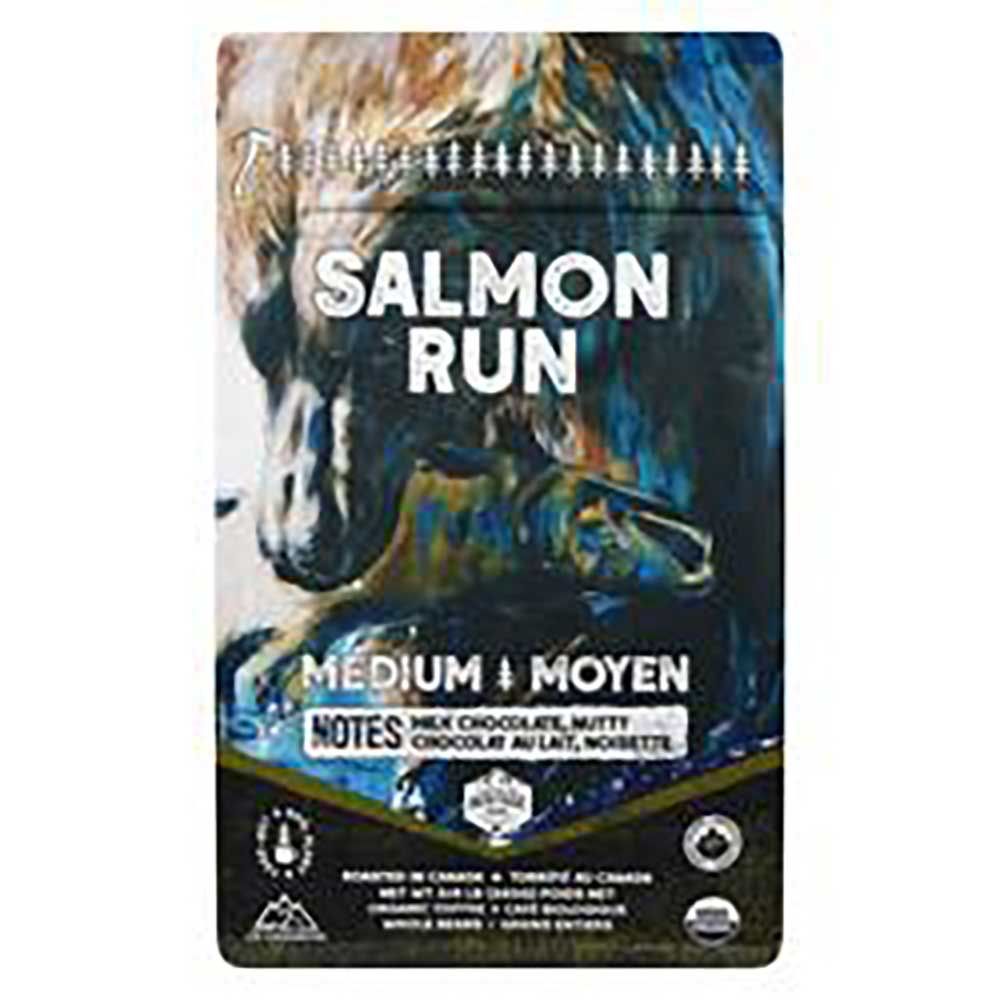 Canadian Heritage Café En Grains Entiers Torréfaction Moyenne Salmon Run, 340 G -- 6 Par Boîte