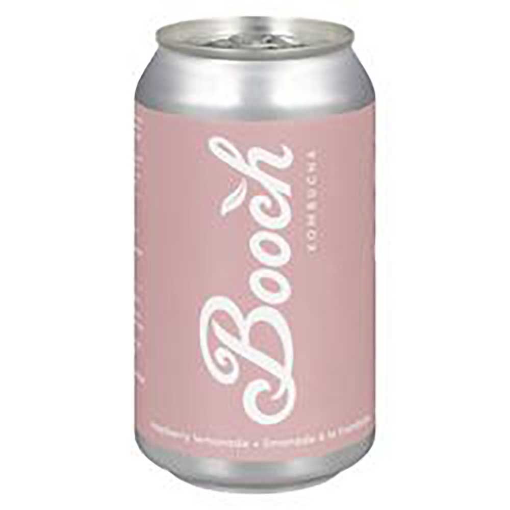 Booch Organic Kombucha À La Limonade Et À La Framboise, 355 Ml -- 12 Par Boîte