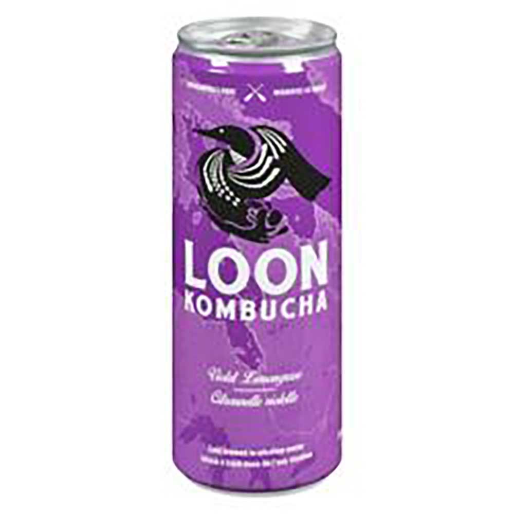 Loon Violet Lemongrass Kombucha, 355 Ml -- 12 Per Case