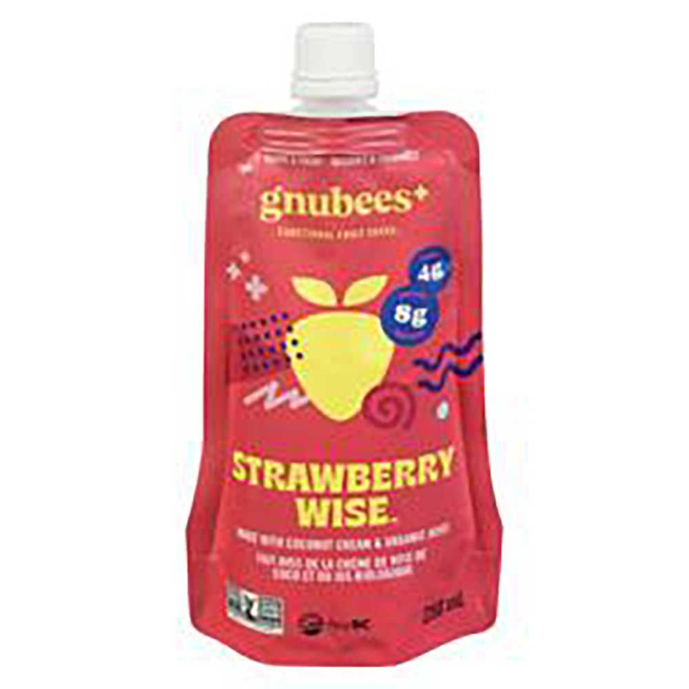 Gnubees Plus Strawberry Wise Drink, 250 Ml -- 12 Per Case