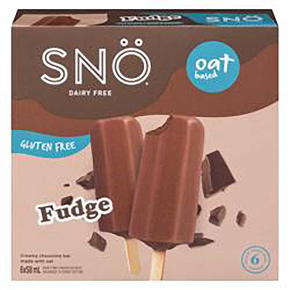 Sno 58 Ml Vegan Fudge Bar, 6 Count -- 8 Per Case