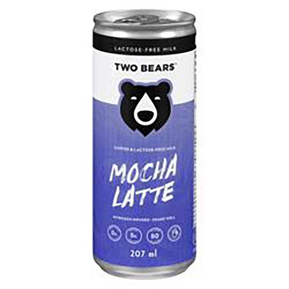 Two Bears Dairy Ready To Drink Mocha Latte, 207 Ml -- 6 Per Case