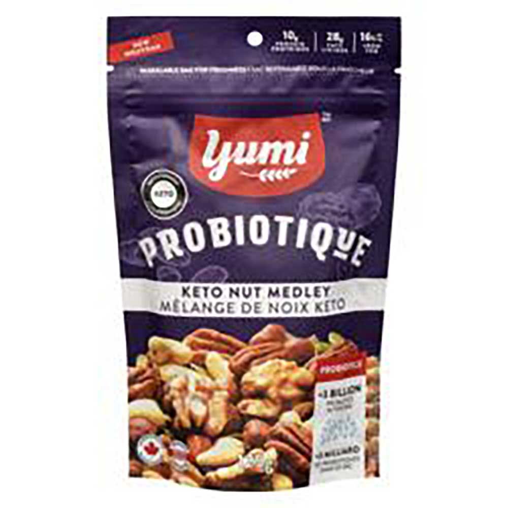 Yumi Probiotique Keto Nut Medley, 125 G -- 6 Par Caisse