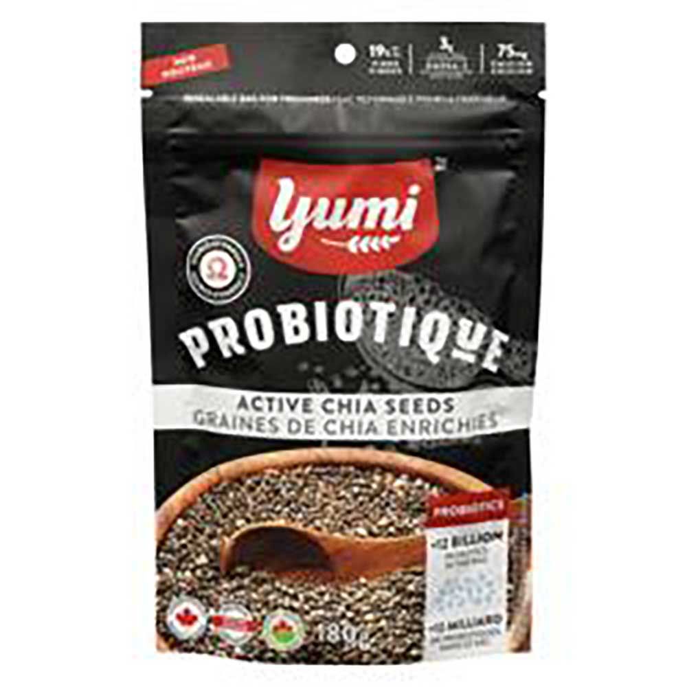 Yumi Graines De Chia Actives, 180 G -- 6 Par Boîte