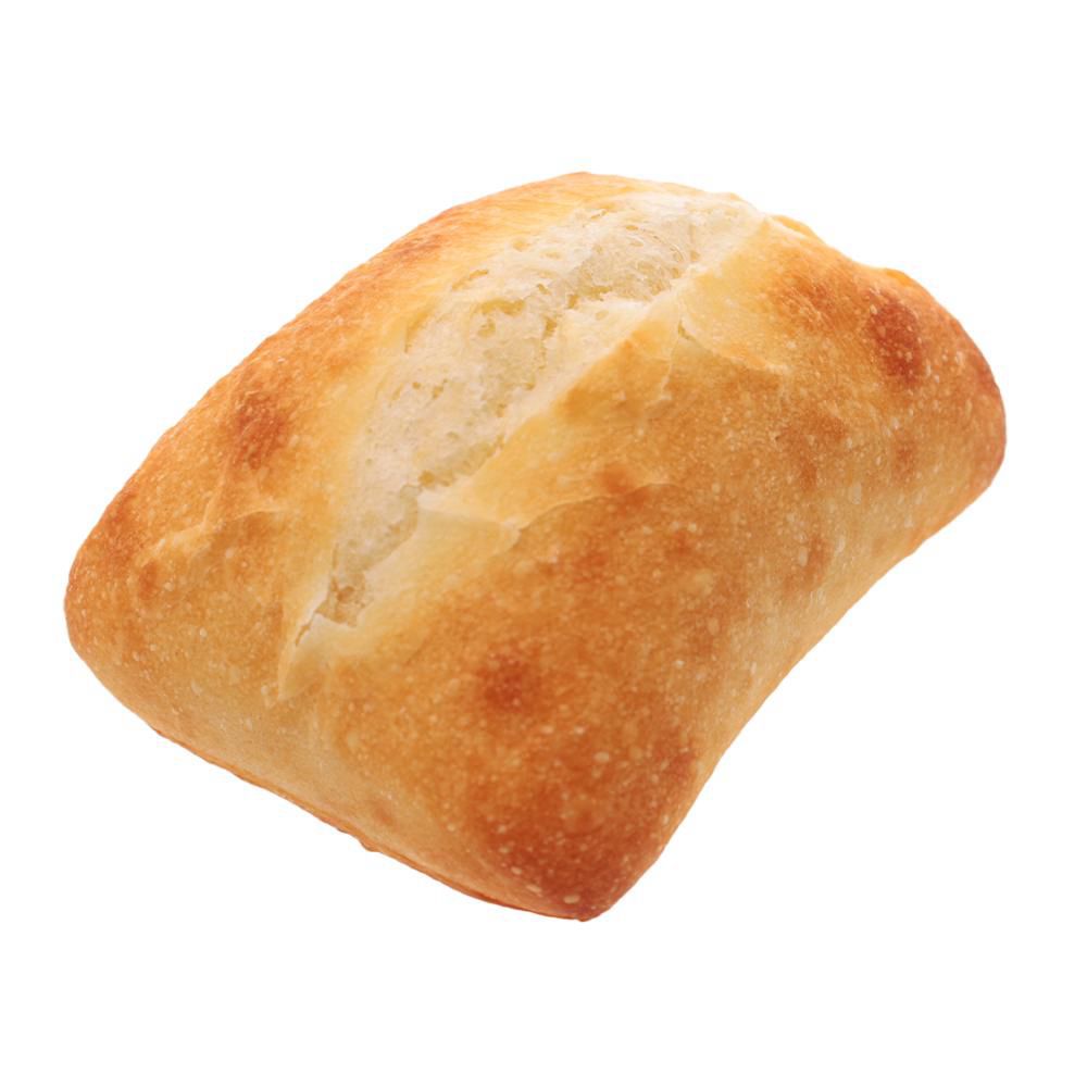 Pinsonneault White Prebaked Small Square Bread Bun, 50 G -- 160 Per Case