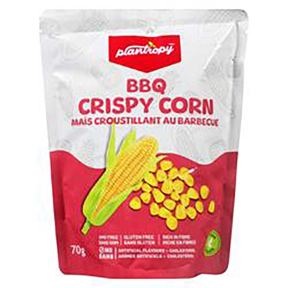Plantropy Maïs Croustillant Bbq, 70 G -- 12 Par Boîte