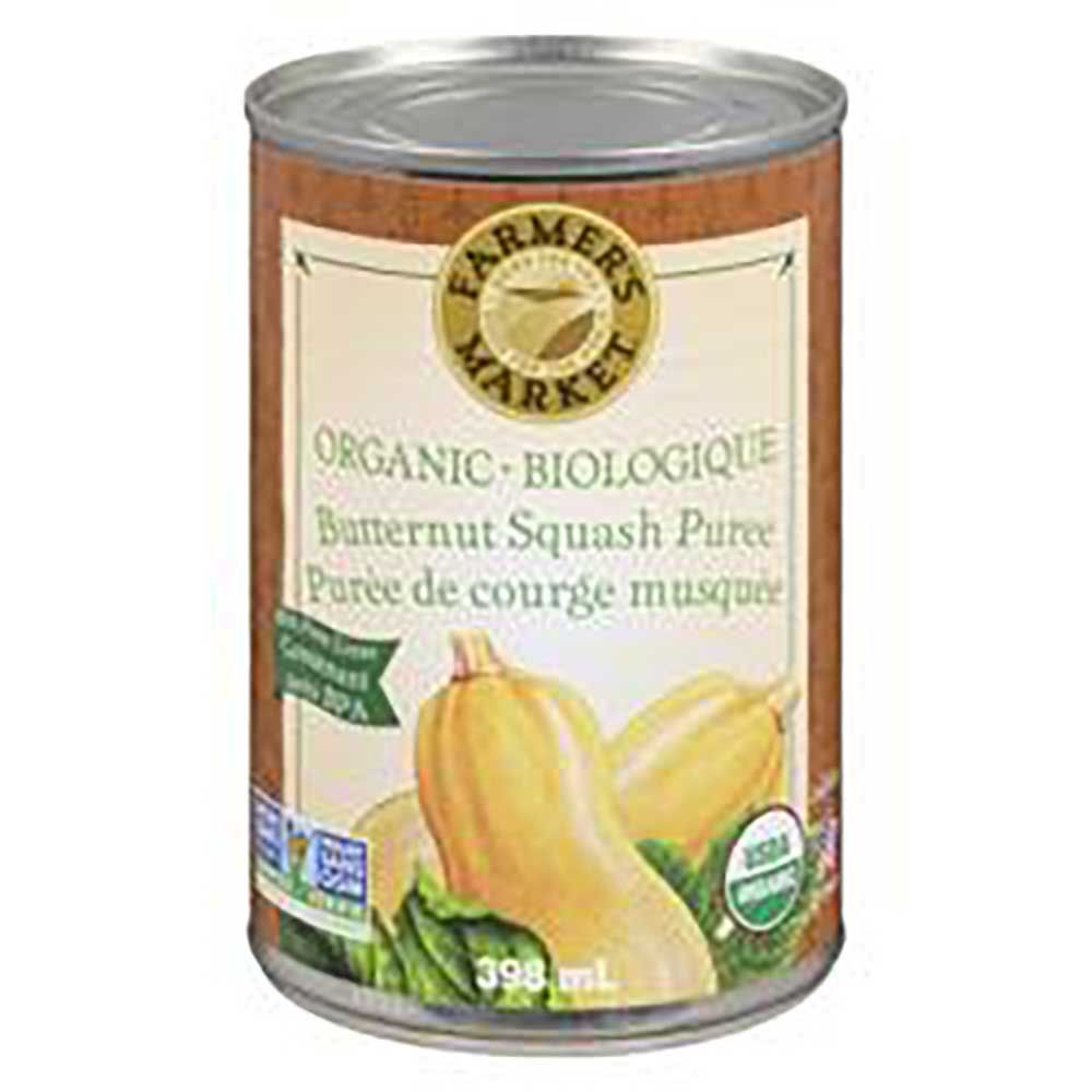 Farmer's Market Organic Butternut Squash Puree, 398 Ml -- 12 Per Case