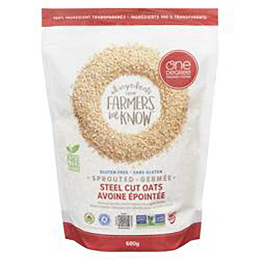 One Degree Organic Foods Flocons D'avoine Germés Sans Gluten, 680 G -- 4 Par Boîte