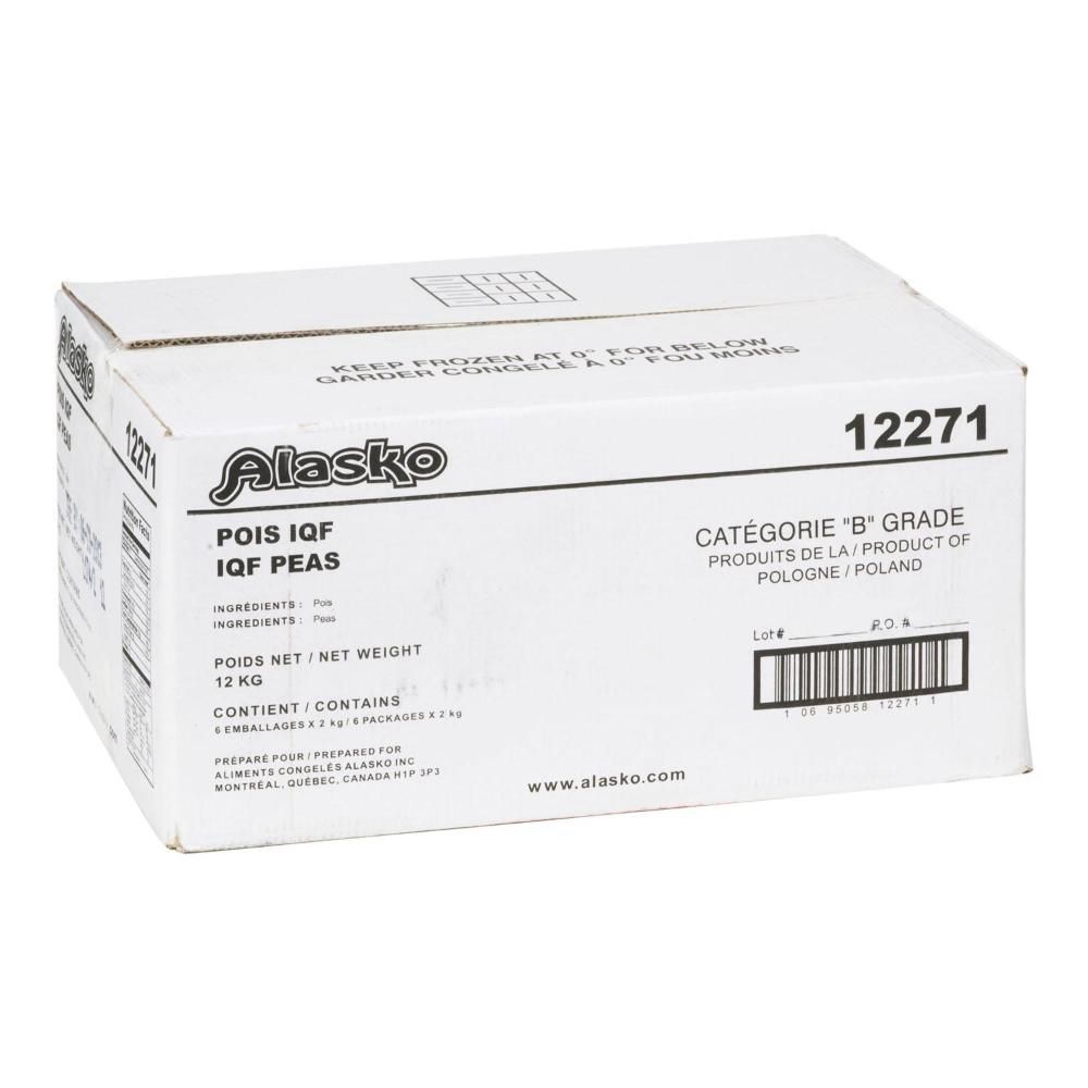 Alasko Iqf Green Peas, 2 Kg -- 6 Per Case