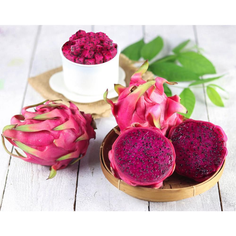 Alasko Iqf Dragon Fruit Chunks, 10 Kg