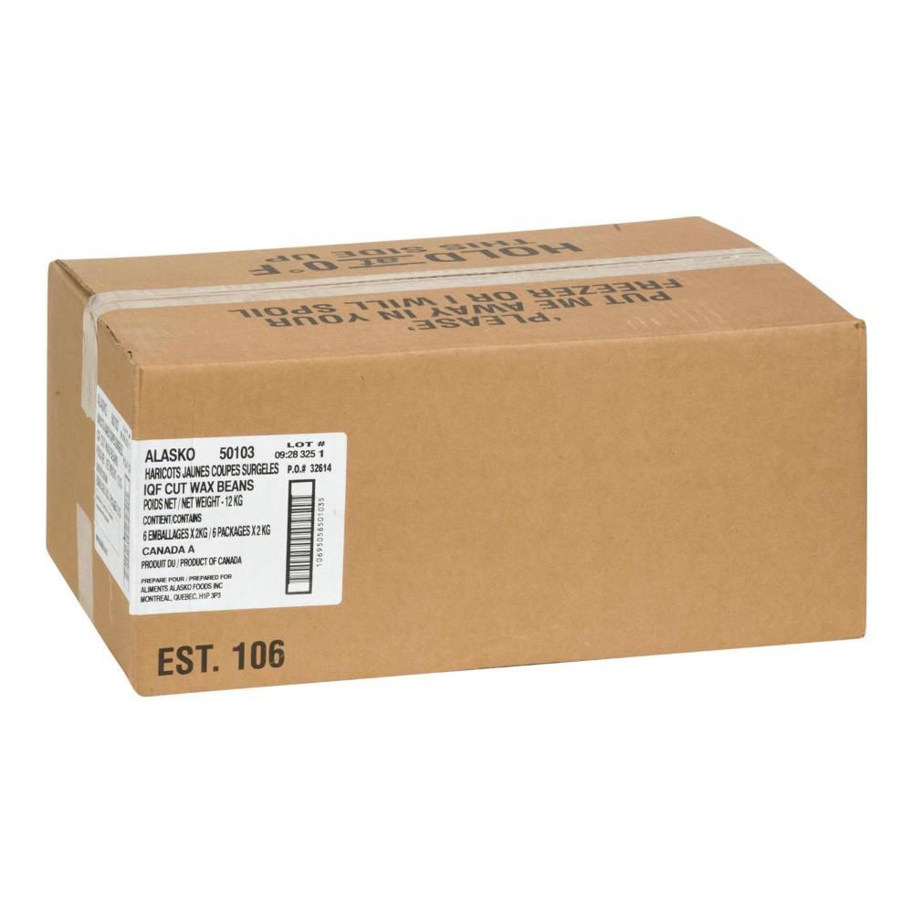 Alasko Iqf Yellow Cut Beans, 2 Kg -- 6 Per Case