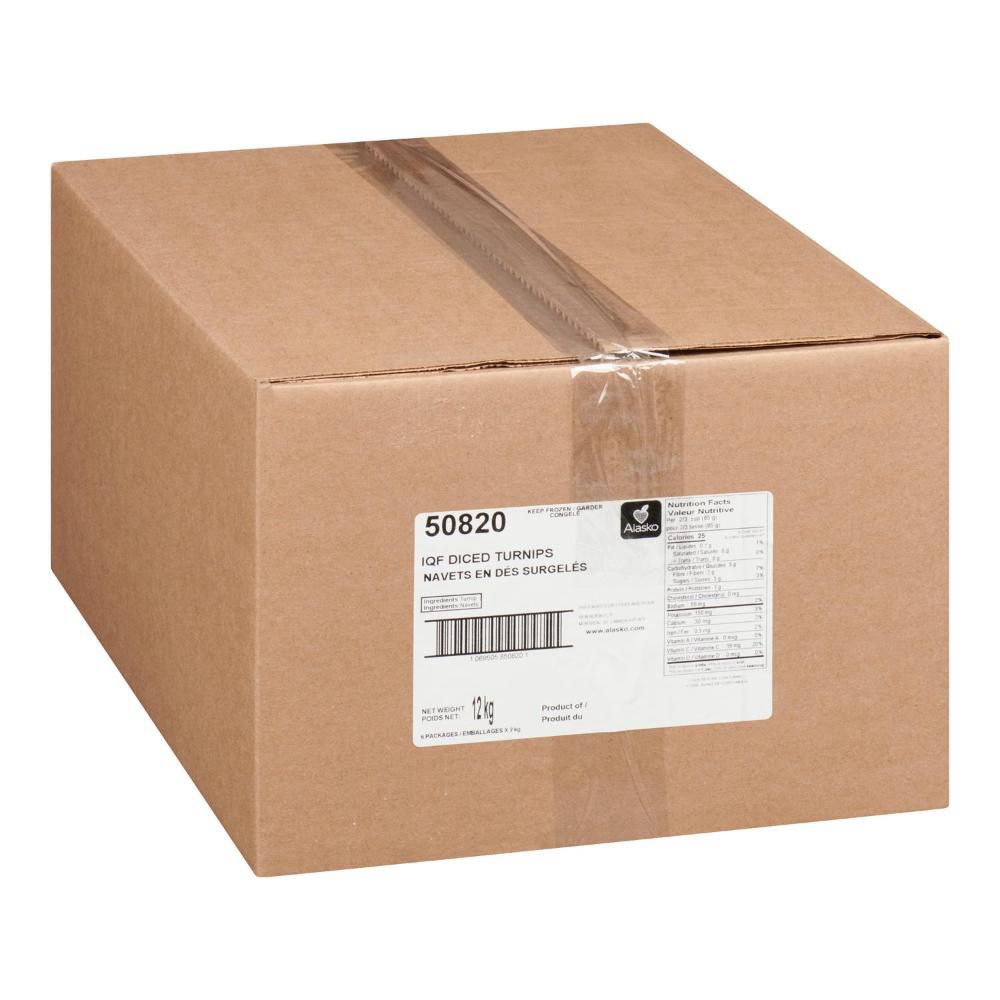 Alasko 3/8 In Diced Turnips, 2 Kg -- 6 Per Case