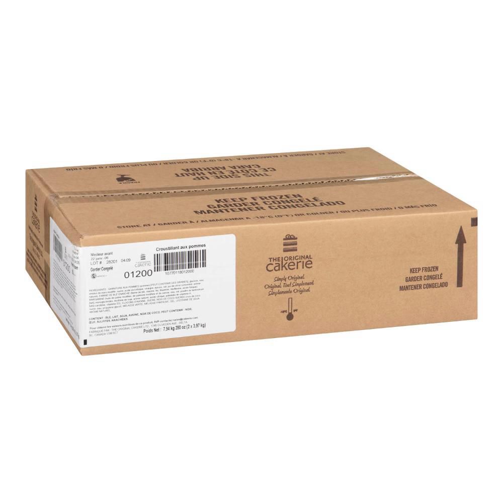 The Original Cakerie Gâteau Croustillant Aux Pommes, 3,96 Kg -- 2 Par Caisse