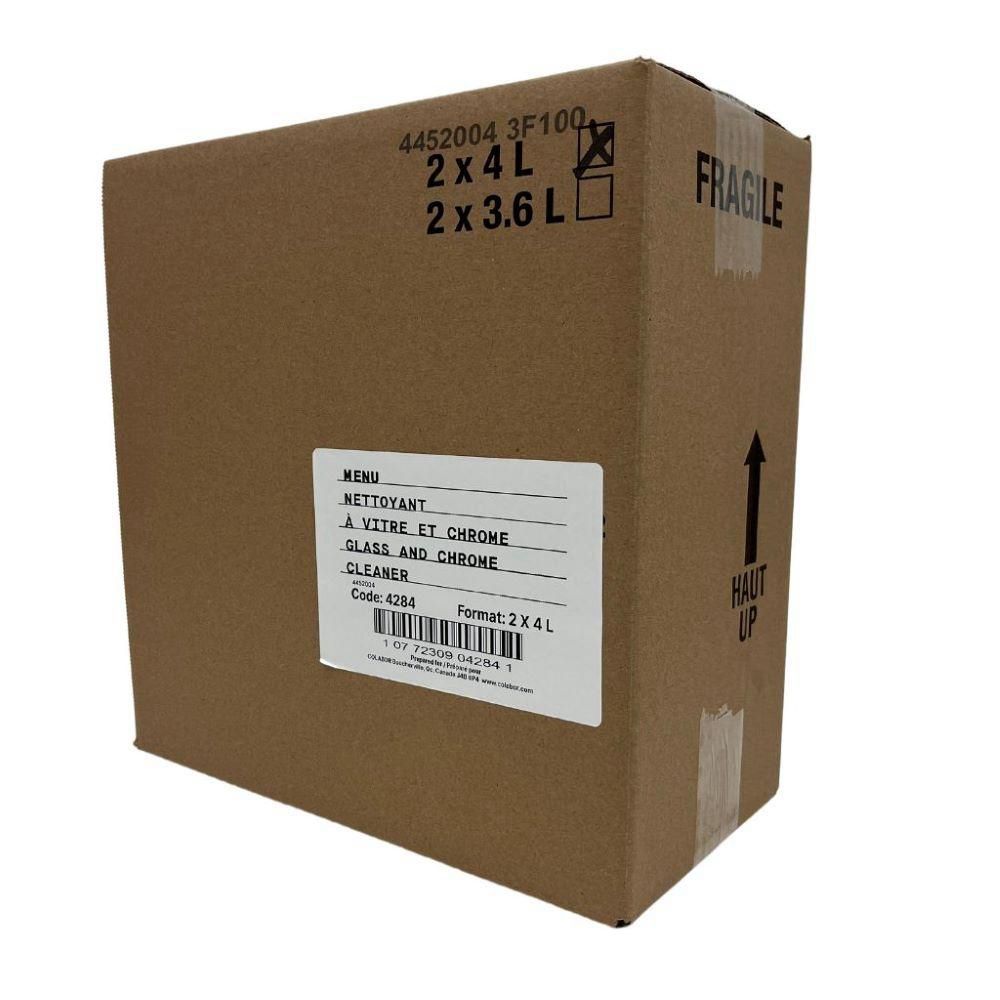 Menu Glass And Chrome Cleaner Liquid, 4 L -- 2 Per Case