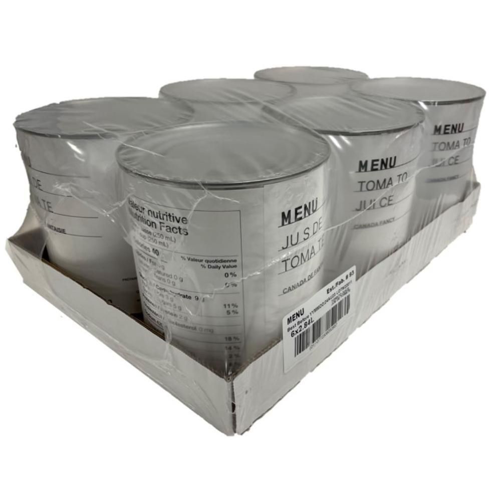 Menu Fancy Tomato Jucie, 2.84 L -- 6 Per Case
