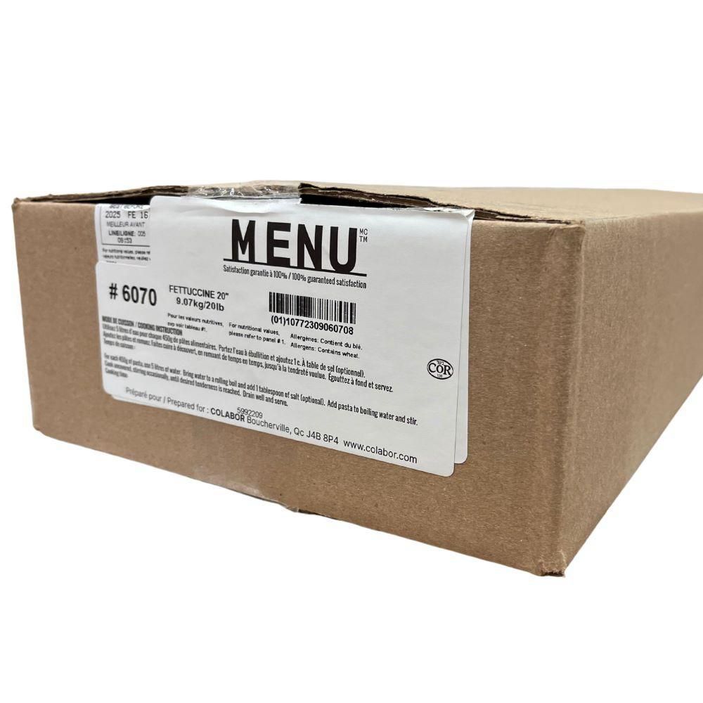 Menu Fettuccini Pasta, 9.07 Kg