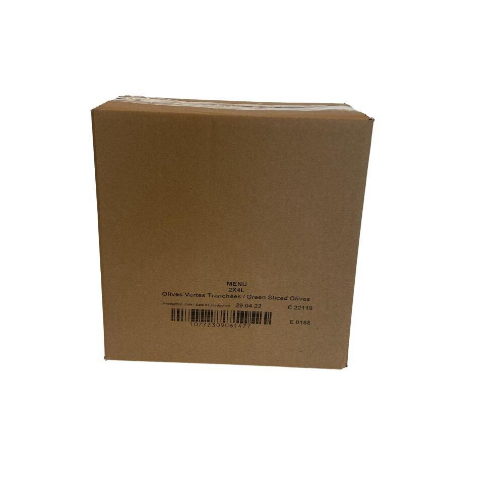 Menu Sliced Green Olive, 4 L -- 2 Per Case
