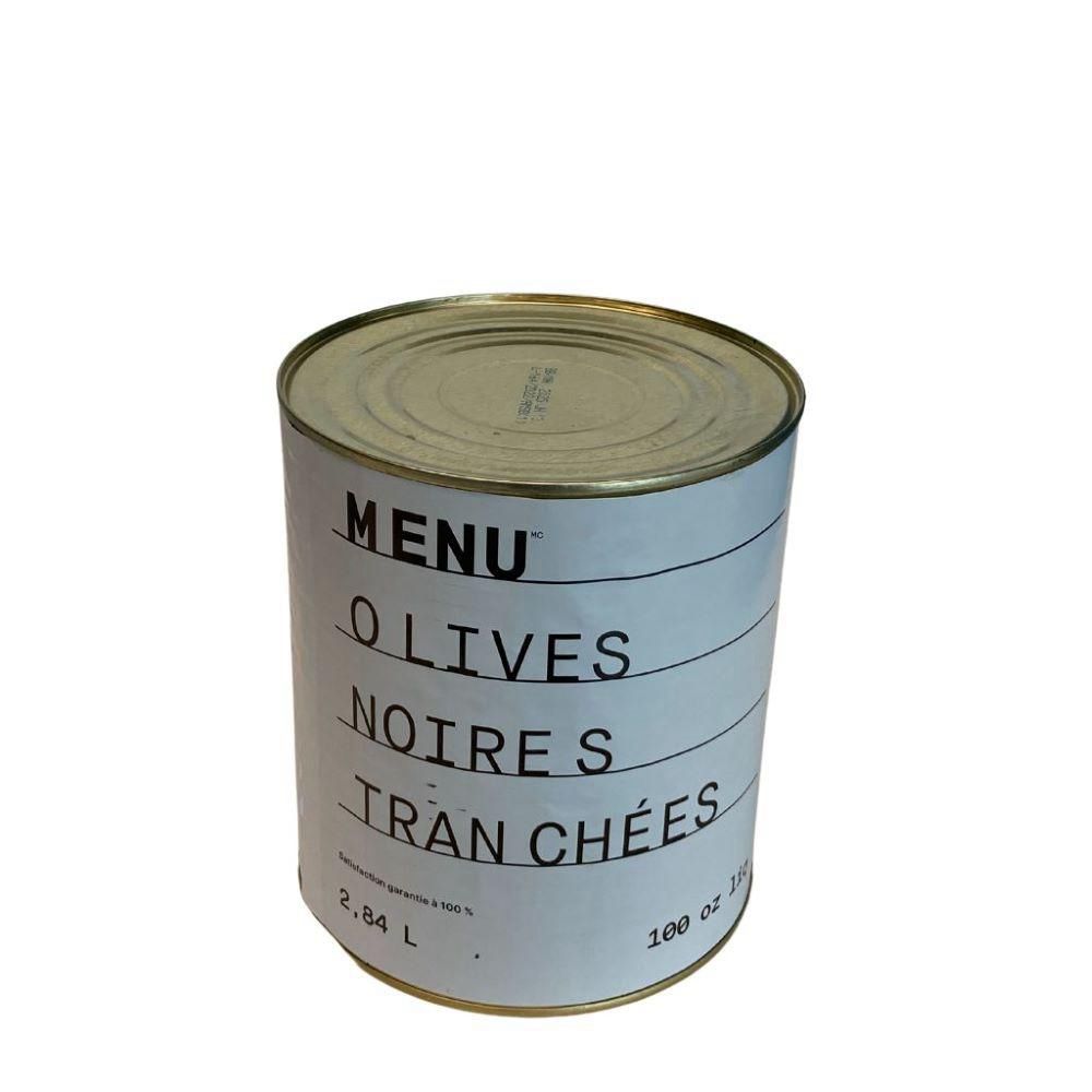 Menu Sliced Black Olive, 2.84 L -- 6 Per Case