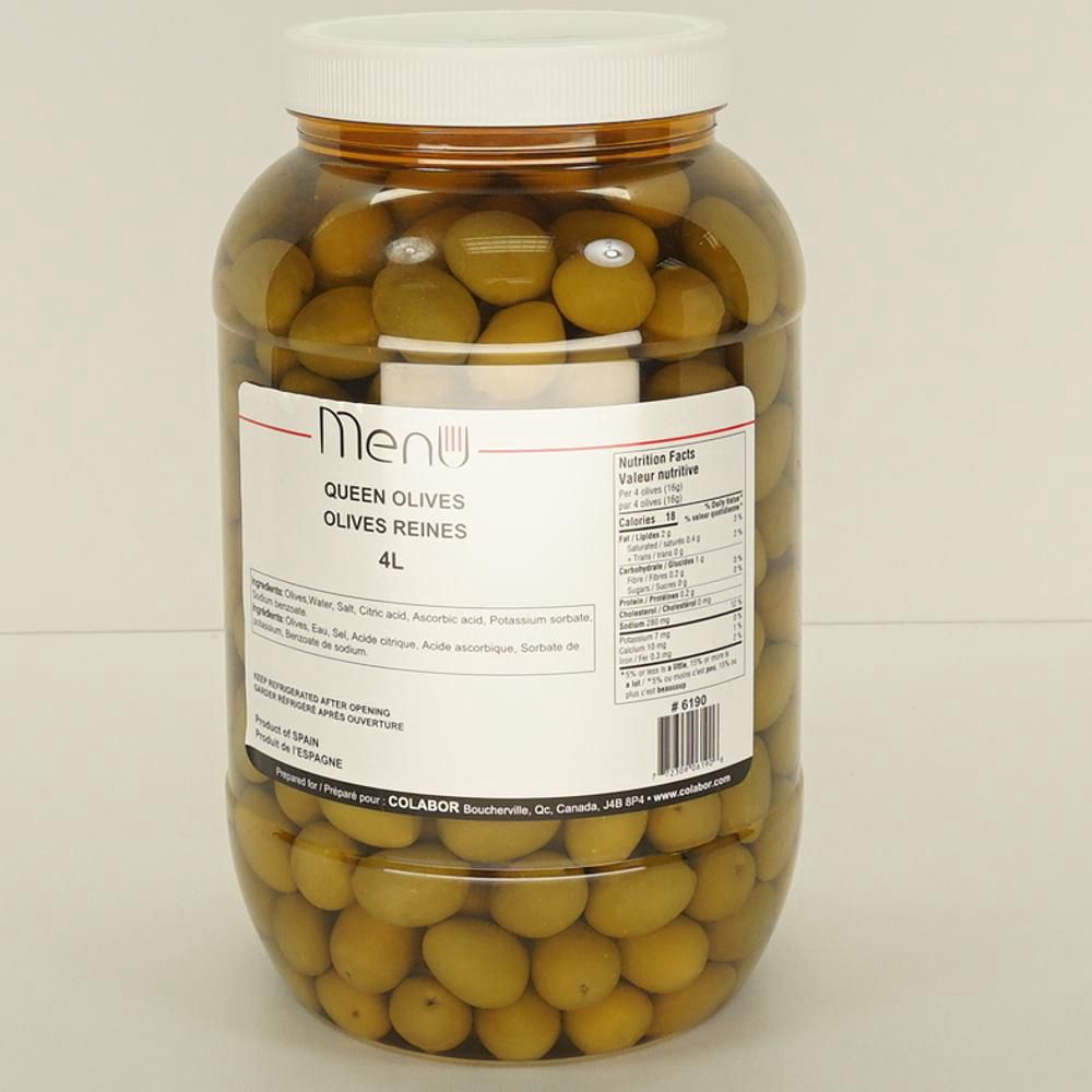 Menu Queen Olive, 4 L -- 2 Per Case