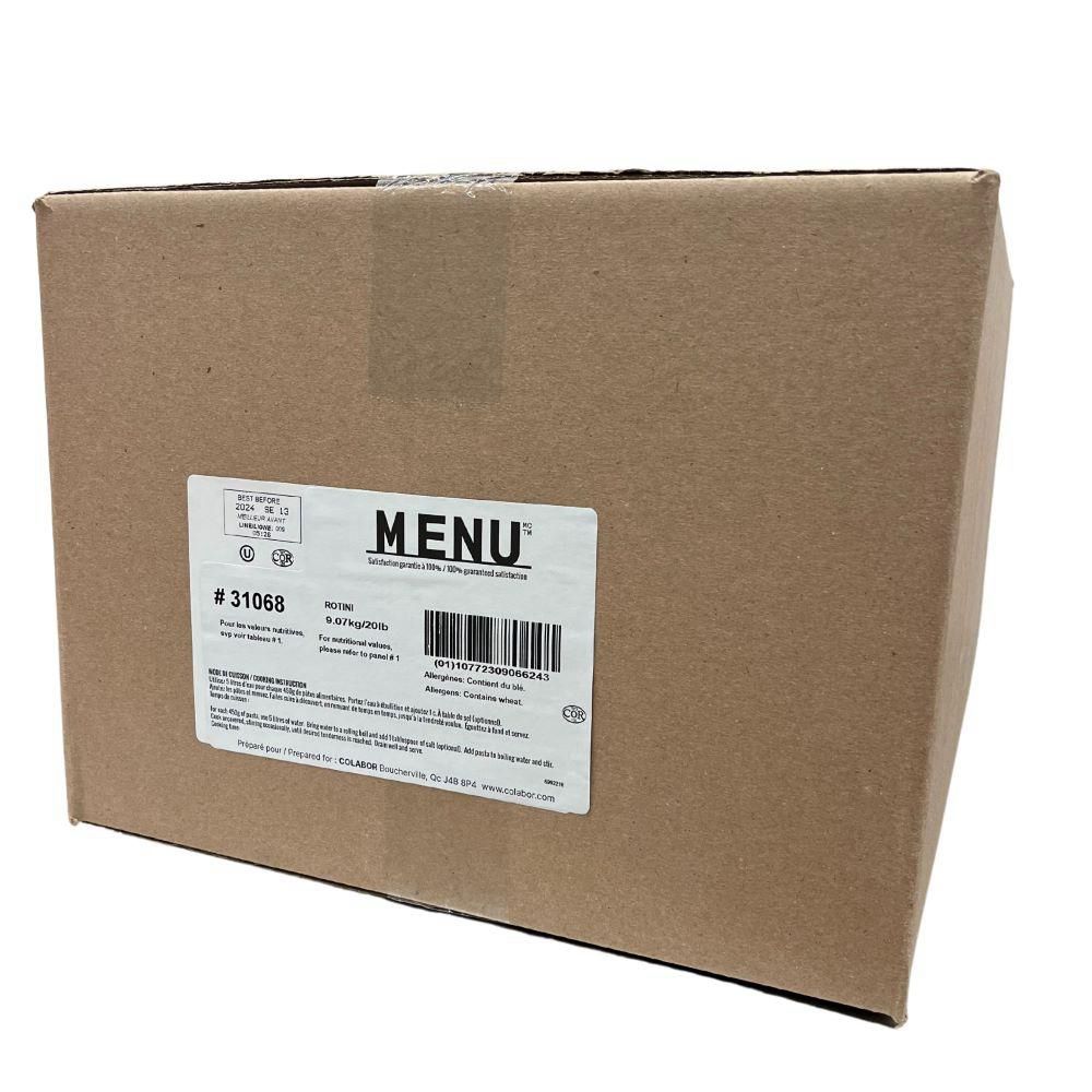 Menu Pâtes Rotini, 4,54 Kg -- 2 Par Caisse