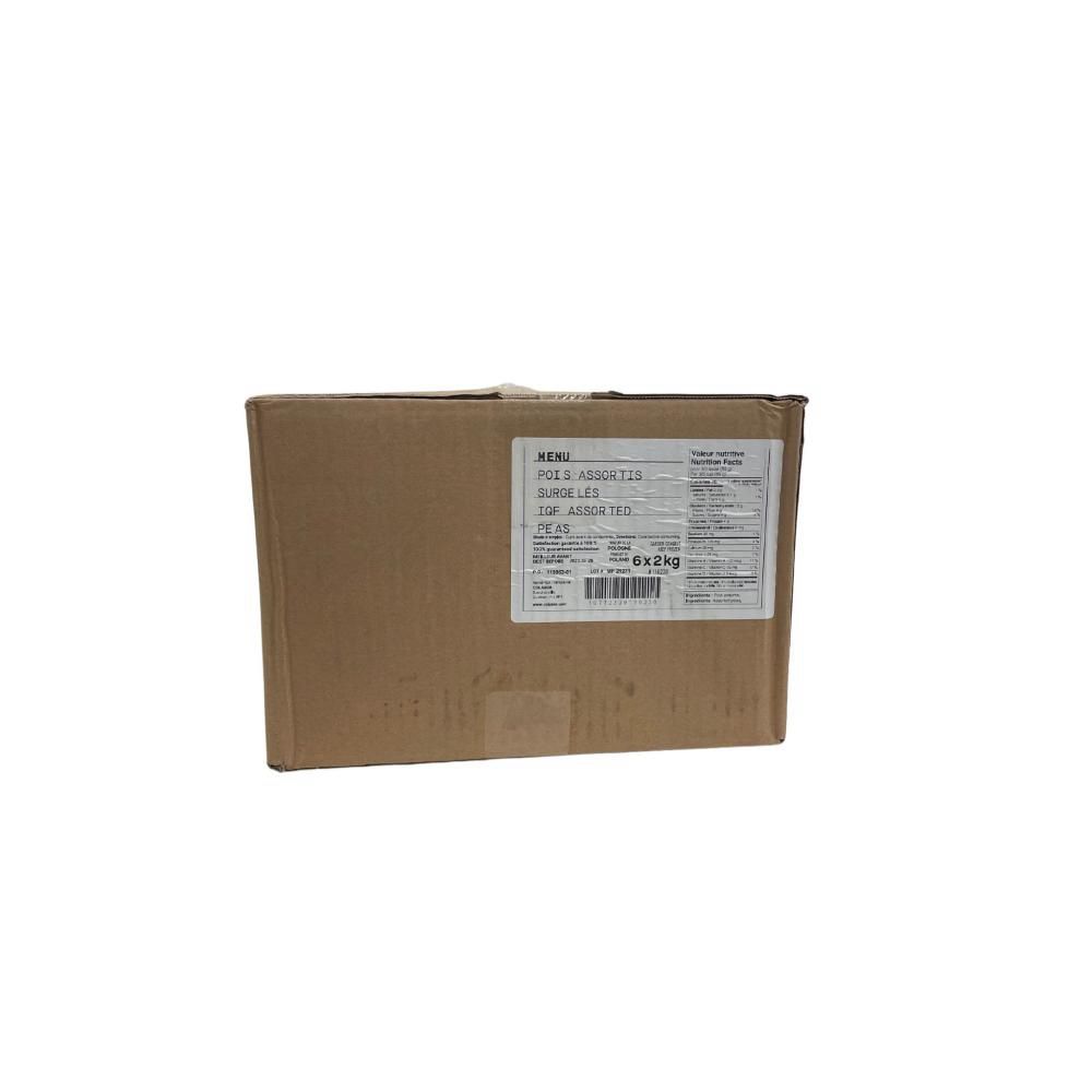 Menu Iqf Assorted Green Pea, 2 Kg -- 6 Per Case