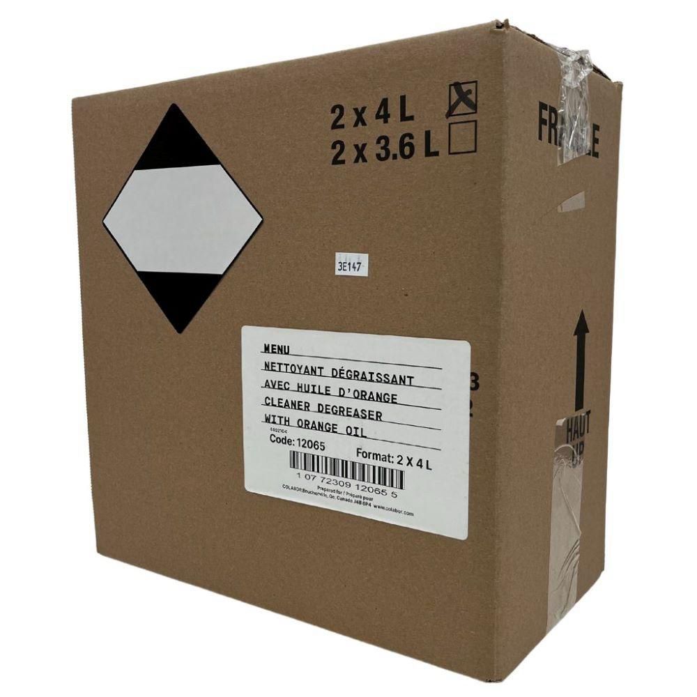 Menu Orange Oil Cleaner Degreaser, 4 L -- 2 Per Case