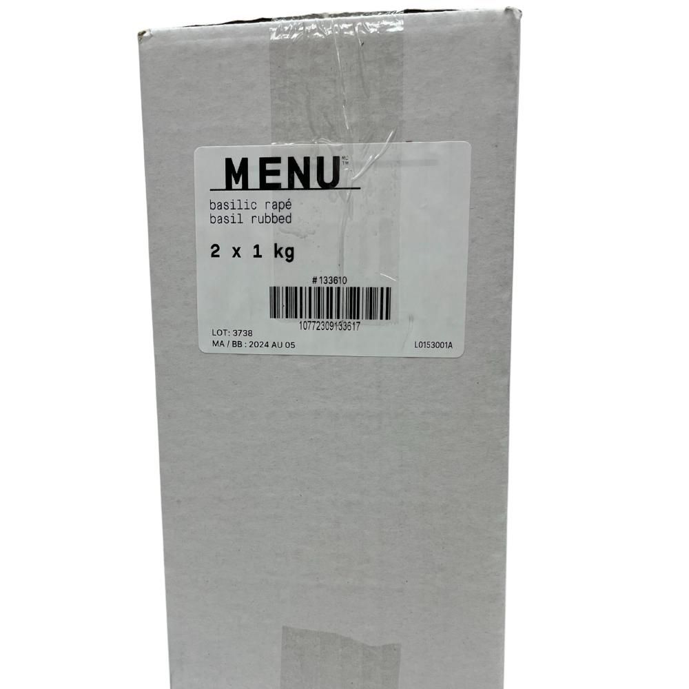 Menu Rubbed Basil, 1 Kg -- 2 Per Case