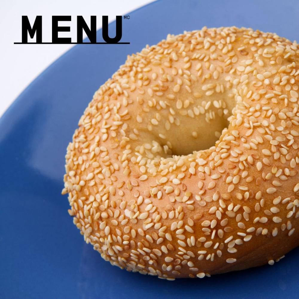 Menu Sliced Sesame Bagel, 90 G -- 60 Per Case
