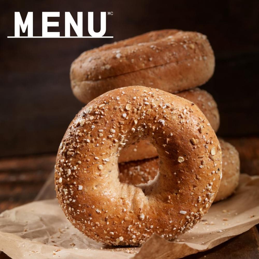 Menu Sliced Multigrain Bagel, 90 G -- 60 Per Case