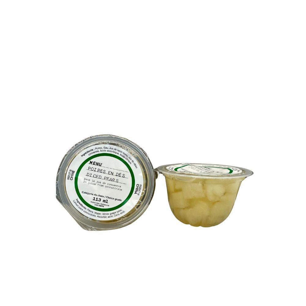 Menu Diced Pear In Juice, 113 Ml -- 24 Per Case