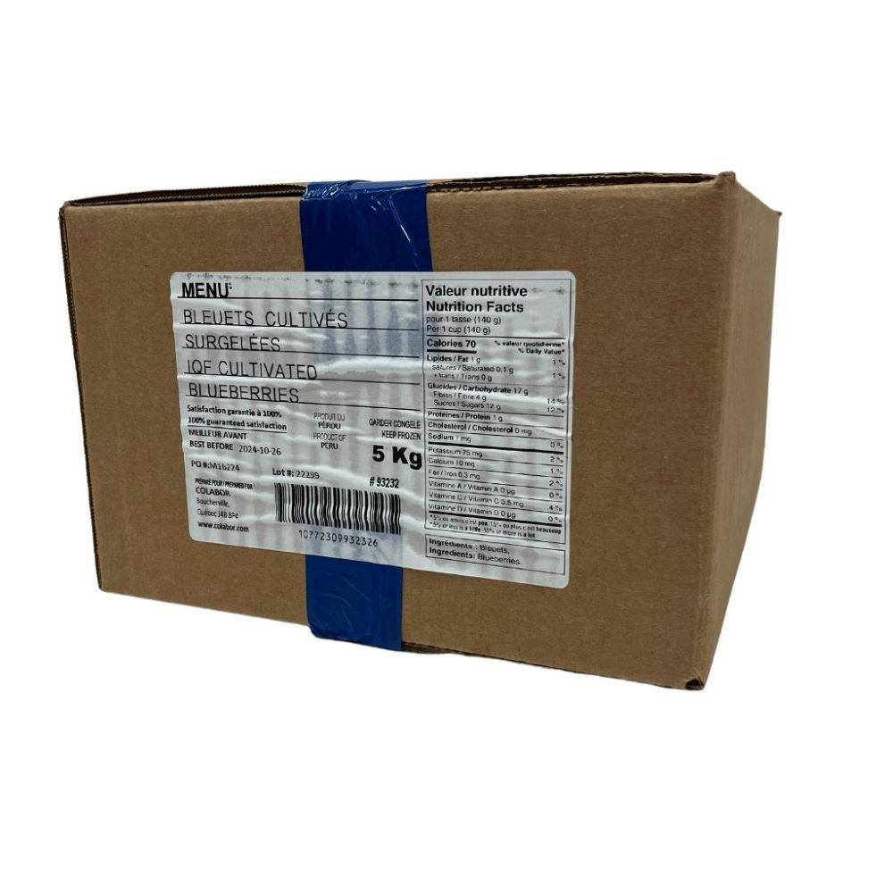 Menu Iqf Cultivated Blueberry, 1 Kg -- 5 Per Case