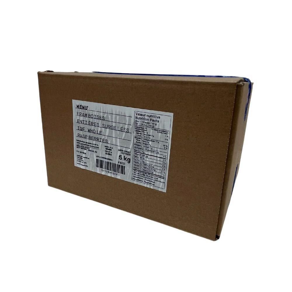 Menu Iqf Whole Raspberry, 1 Kg -- 5 Per Case