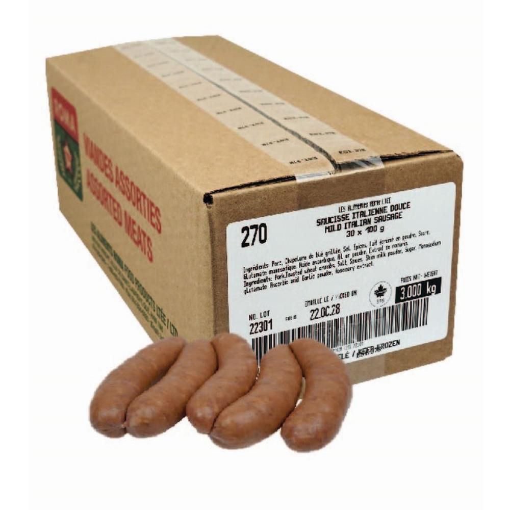 Roma Mild Italian Sausage, 3 Kg -- 8 Per Case