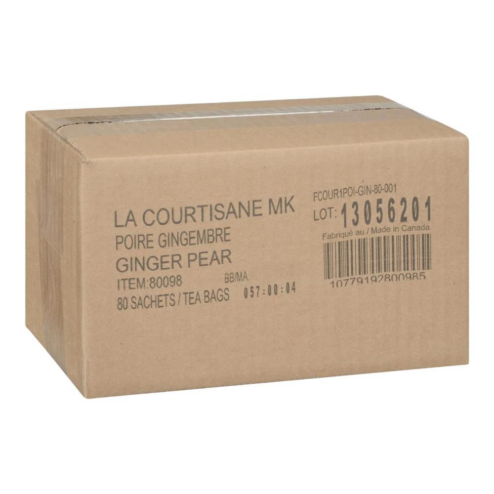 La Courtisane Pear/ginger Herbal Tea Bag -- 80 Per Case