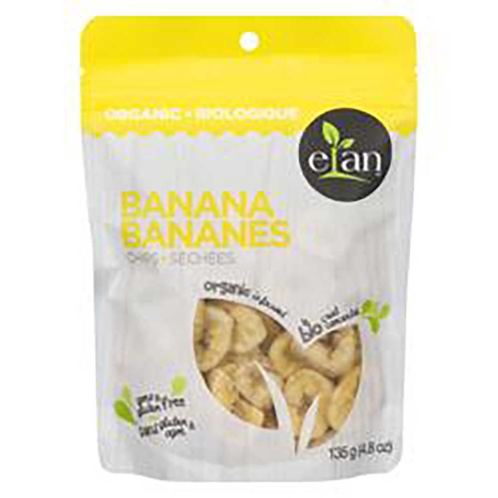 Elan Organic Banana Chips, 135 G -- 8 Per Case