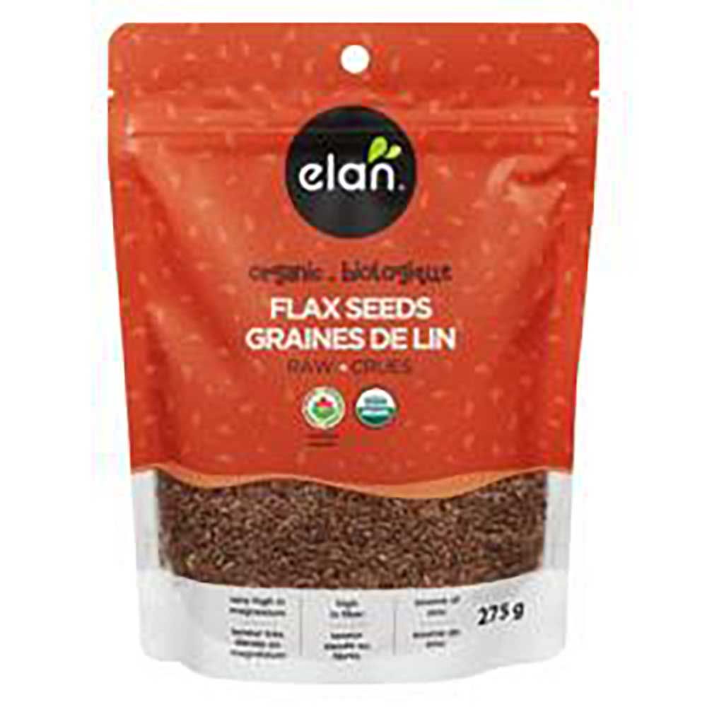 Elan Graines De Lin Biologiques, 275 G -- 8 Par Boîte